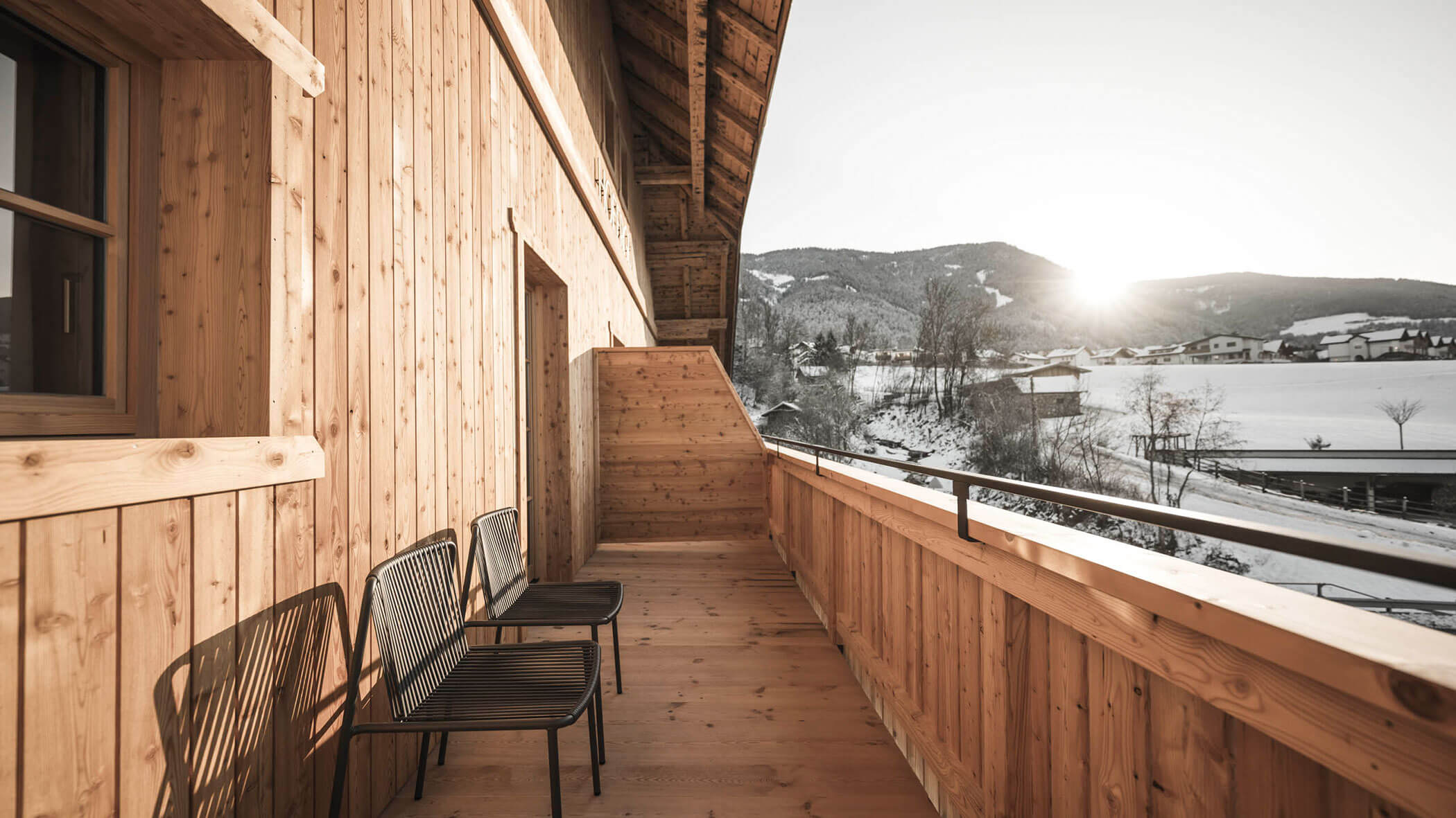 Balkon mit Aussicht- Hofergut