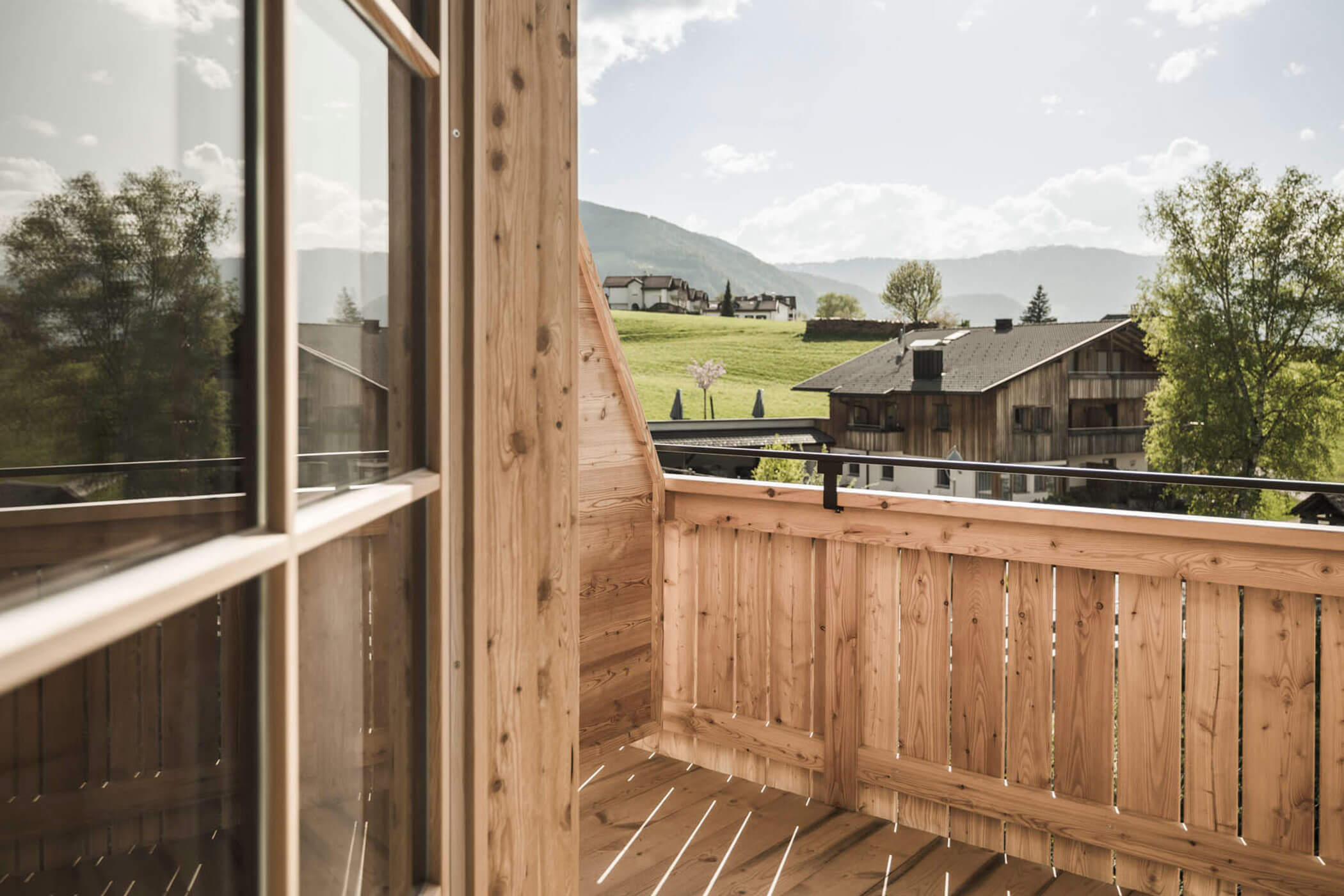 Apartment M - Aussicht vom Balkon - Hofergut