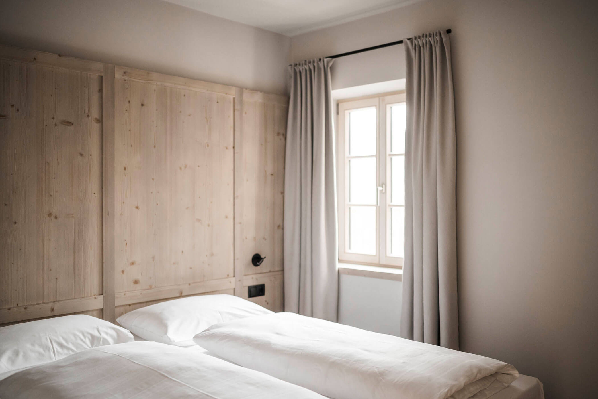 Apartment XL - Detailaufnahme Bett - Hofergut